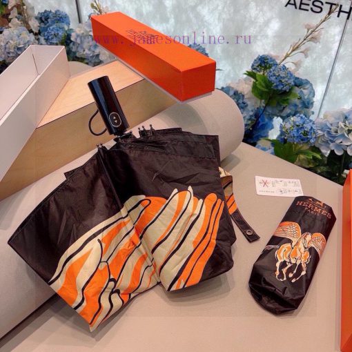 Herm è s 2024 new premium H home triple fold automatic umbrella is presented with its exquisocv6k7nw - Image 6