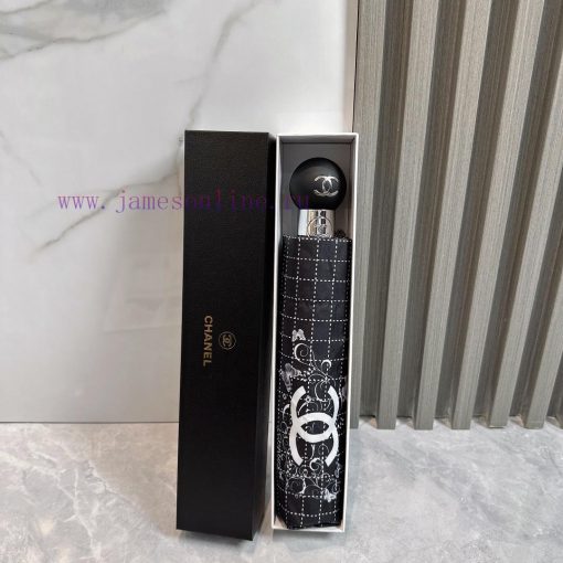 Chanel Butterfly 🦋  2024 Summer New Fully Automatic Folding UmbrellaBlack coating sunscreen e264cctq