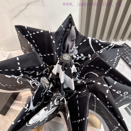 Chanel Butterfly 🦋  2024 Summer New Fully Automatic Folding UmbrellaBlack coating sunscreen e264cctq - Image 5