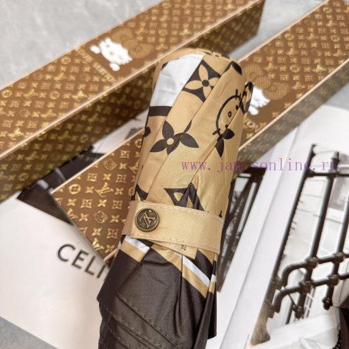 LouVuitton Hello Kitty 2024 Summer New Fully Automatic Folding UmbrellaBlack coating sunscretfvd517a - Image 3