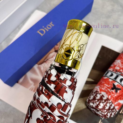 Dior 2024 Summer New Fully Automatic Folding UmbrellaBlack coating sunscreen effectively bloi48yqb17 - Image 4