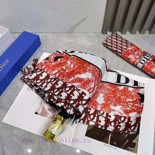 Dior 2024 Summer New Fully Automatic Folding UmbrellaBlack coating sunscreen effectively bloi48yqb17 - Image 8