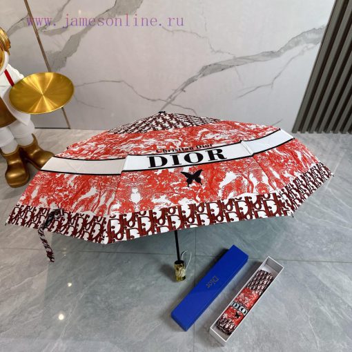 Dior 2024 Summer New Fully Automatic Folding UmbrellaBlack coating sunscreen effectively bloi48yqb17 - Image 9