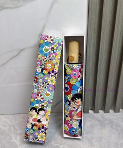 Three fold automatic Murakami Takashi Roppongi limited edition 2024 spring new rainbow printz12c4ah9