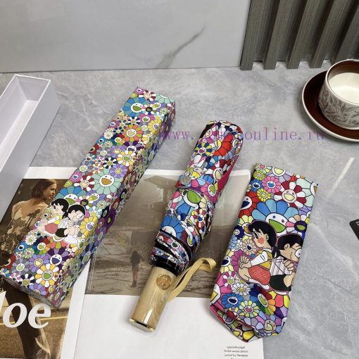 Three fold automatic Murakami Takashi Roppongi limited edition 2024 spring new rainbow printz12c4ah9 - Image 7