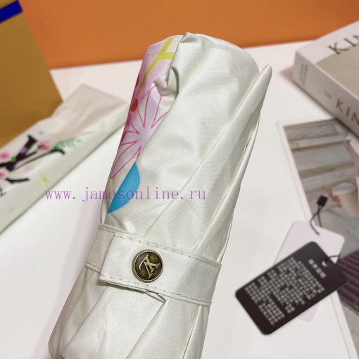 Louis Vuitton's snow landscape flower premium LV explosive automatic umbrella presents a unibj8php8q - Image 6