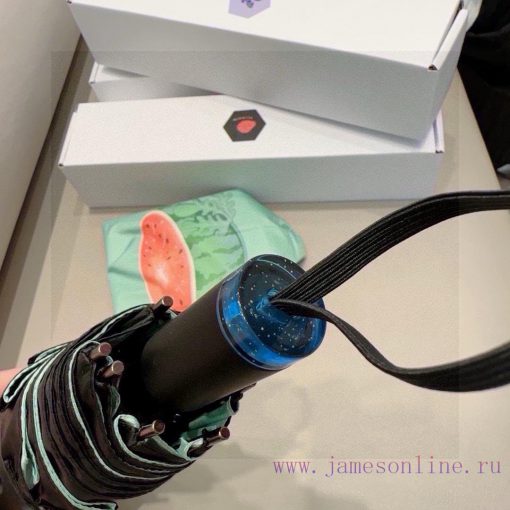 CHANEL 2024 New Fruit Umbrella Three Fold Hand Foldable Sunny Umbrella Exquisite Craftsmanshmc17exzi - Image 7