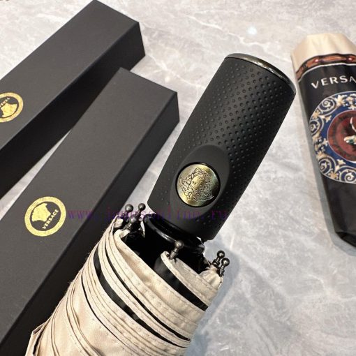 Versace Versace 2024 Summer New Fully Automatic Folding UmbrellaBlack coating sunscreen effe6tc2ob3e - Image 4