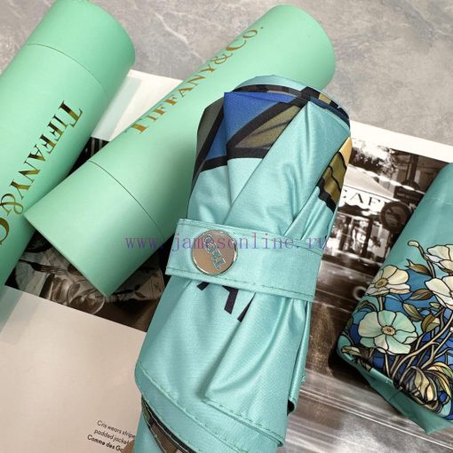 Tiffany Natural 2024 New Five Fold Folding Umbrella Fashionable OEM Quality Exquisite Detail7bk1ip6c - Image 3
