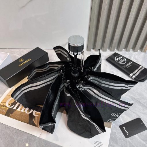 CHANEL 2024 new five fold folding umbrella, fashionable OEM quality, exquisite details, visi68sii5rw - Image 6