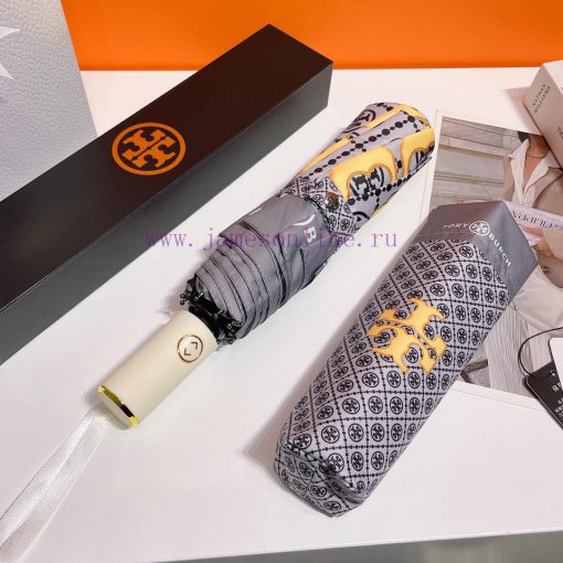 Tory Burch fully automatic opening and closing black rubber sunshade and sun protection UV c6w0gbfly - Image 4