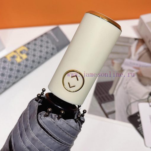 Tory Burch fully automatic opening and closing black rubber sunshade and sun protection UV c6w0gbfly - Image 8