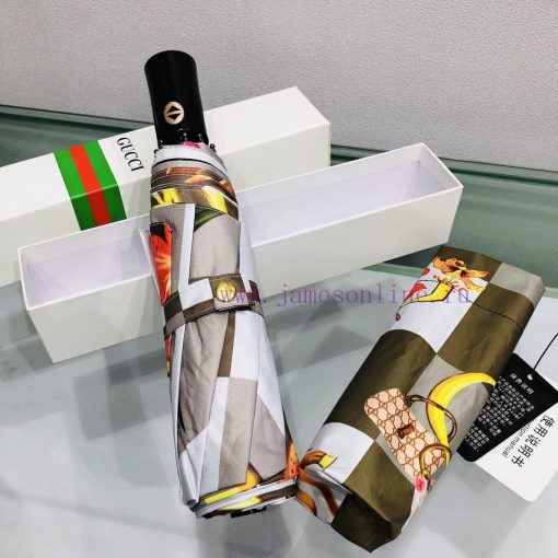 GUCCI's new summer fully automatic folding umbrella with new coating technology. The dark umd0sgnuas - Image 4