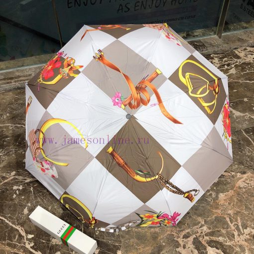 GUCCI's new summer fully automatic folding umbrella with new coating technology. The dark umd0sgnuas - Image 10