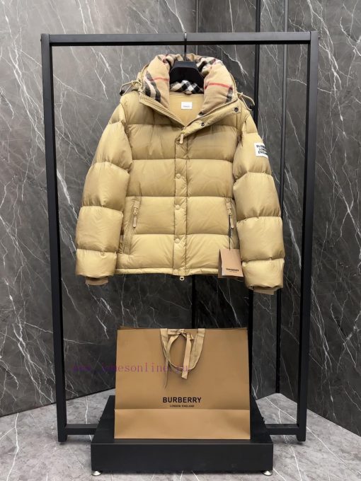 Burberry/Burberry detachable sleeve nylon down jacket Goose down fillingProduct DescriptionN8ludu1zv - Image 4