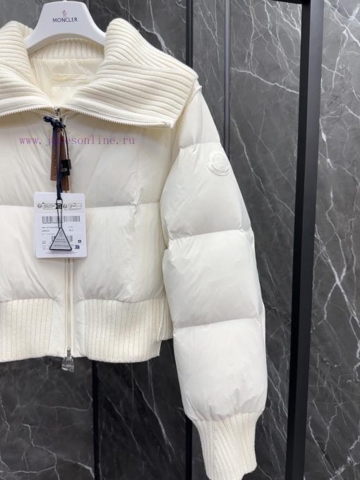 Moncler JadeiteMengkou 24 year new women's spliced fake two-piece short down jacketSize 1-4 4yfw3uje - Image 6