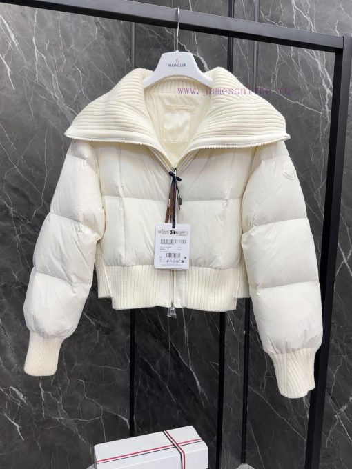 Moncler JadeiteMengkou 24 year new women's spliced fake two-piece short down jacketSize 1-4 4yfw3uje - Image 7