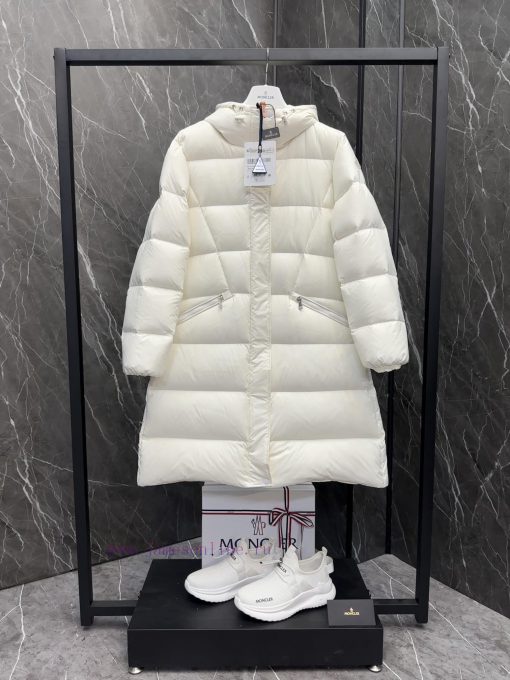 Moncler Bellevue women's long down jacket jacket Goose down filling Super plumpThis Bellevuexw1k0ic2 - Image 2