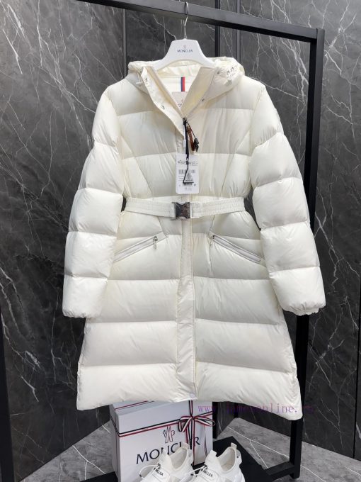 Moncler Bellevue women's long down jacket jacket Goose down filling Super plumpThis Bellevuexw1k0ic2 - Image 6