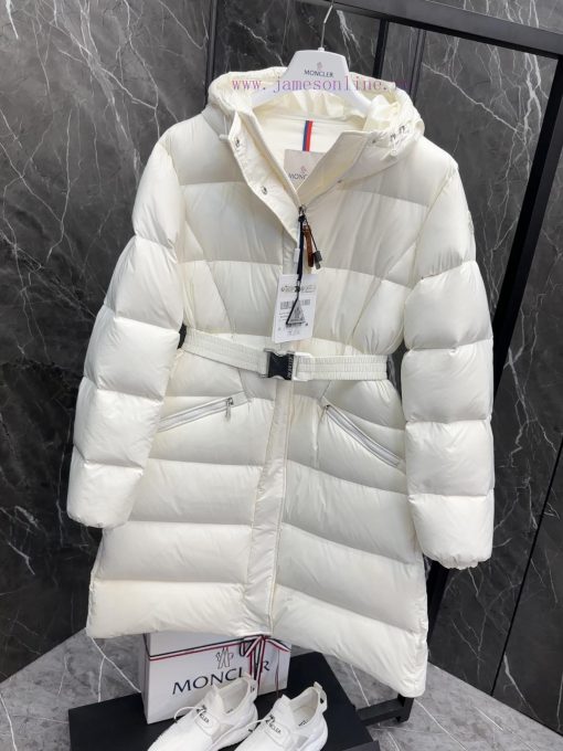 Moncler Bellevue women's long down jacket jacket Goose down filling Super plumpThis Bellevuexw1k0ic2 - Image 7