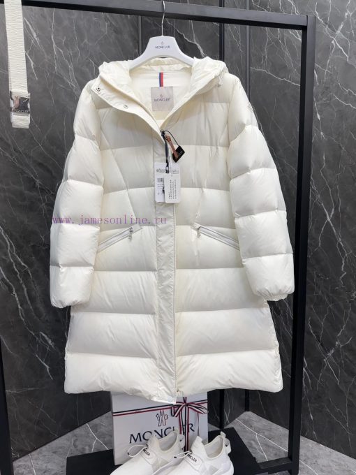 Moncler Bellevue women's long down jacket jacket Goose down filling Super plumpThis Bellevuexw1k0ic2 - Image 8