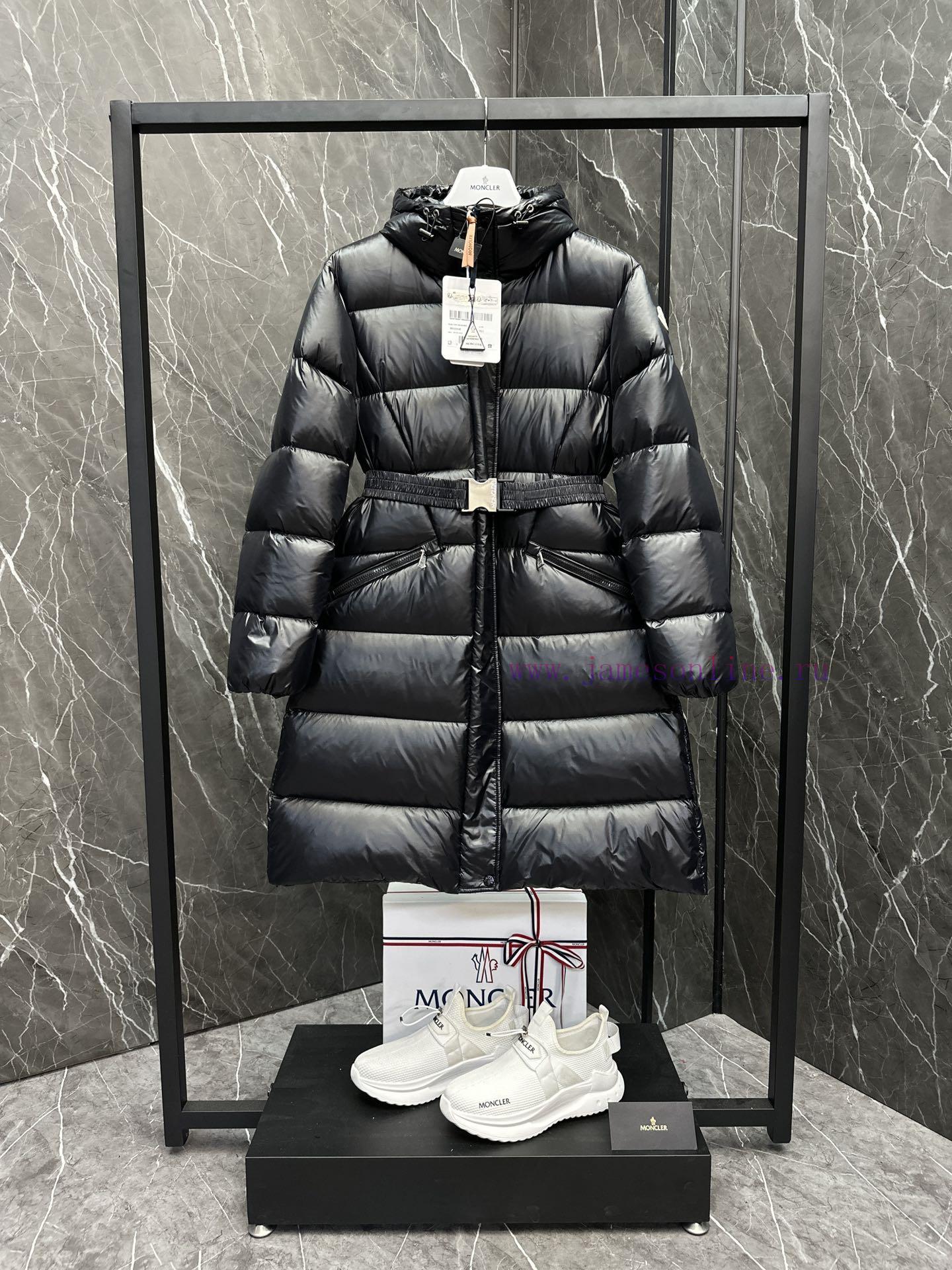 Moncler Bellevue women's long down jacket jacket Goose down filling Super plumpThis Bellevue7ipwskgr - Image 2
