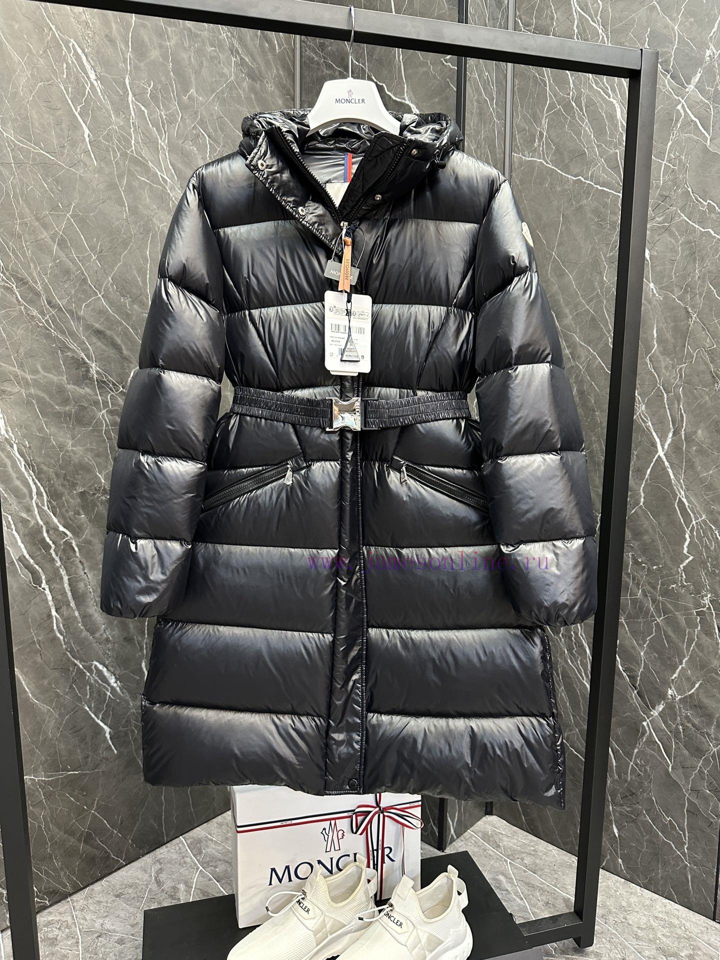 Moncler Bellevue women's long down jacket jacket Goose down filling Super plumpThis Bellevue7ipwskgr - Image 6