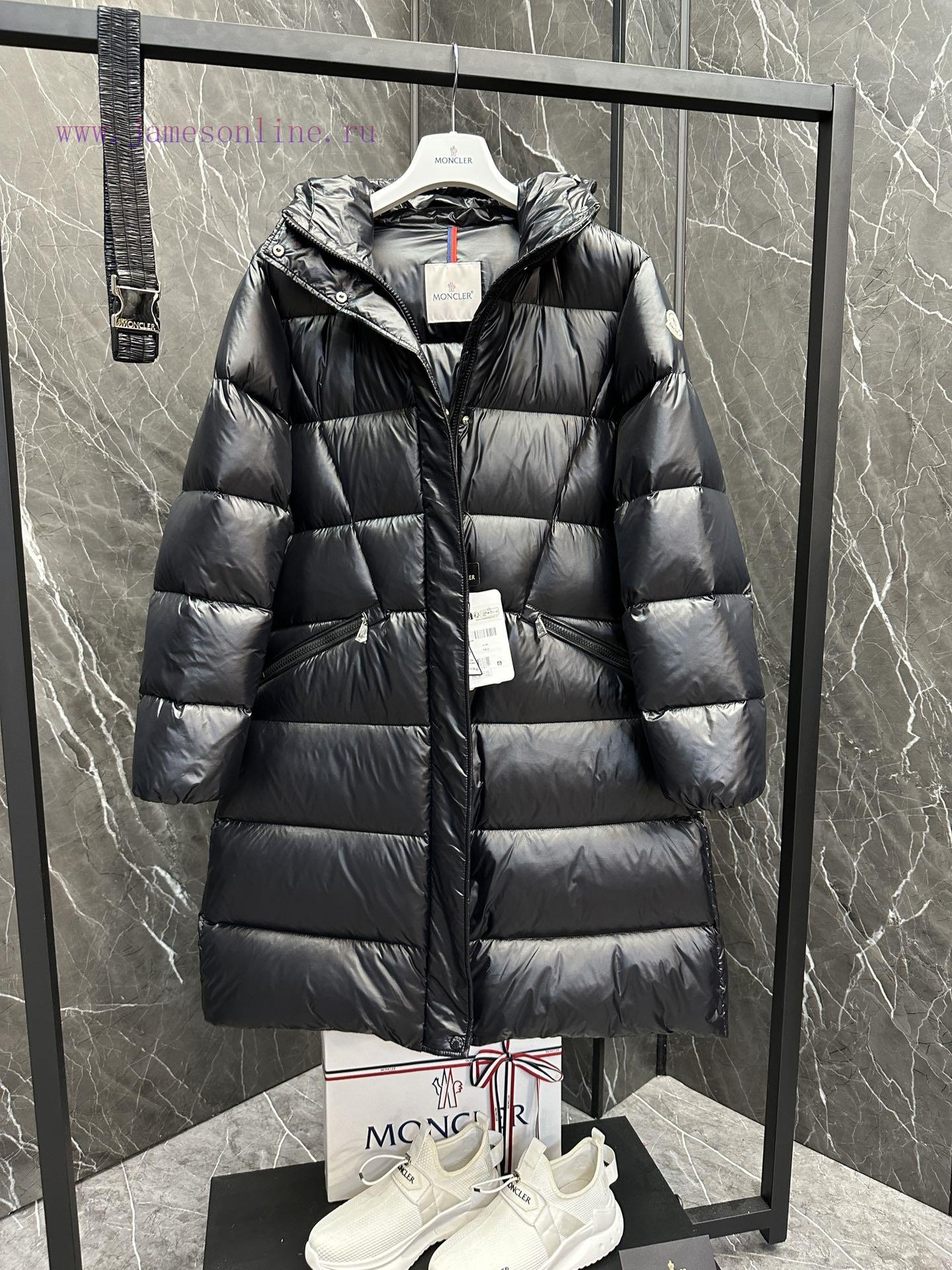 Moncler Bellevue women's long down jacket jacket Goose down filling Super plumpThis Bellevue7ipwskgr - Image 7