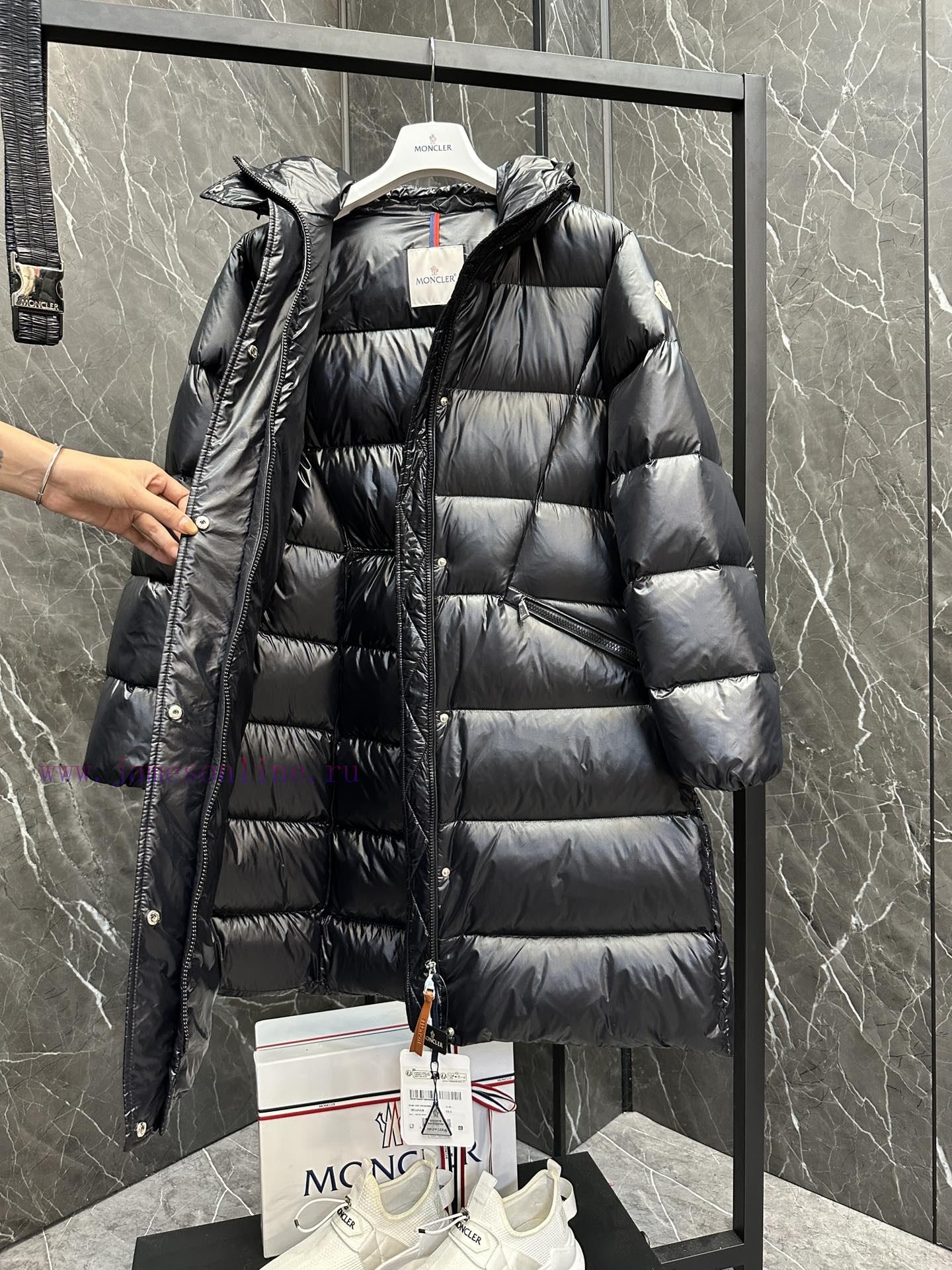 Moncler Bellevue women's long down jacket jacket Goose down filling Super plumpThis Bellevue7ipwskgr - Image 8