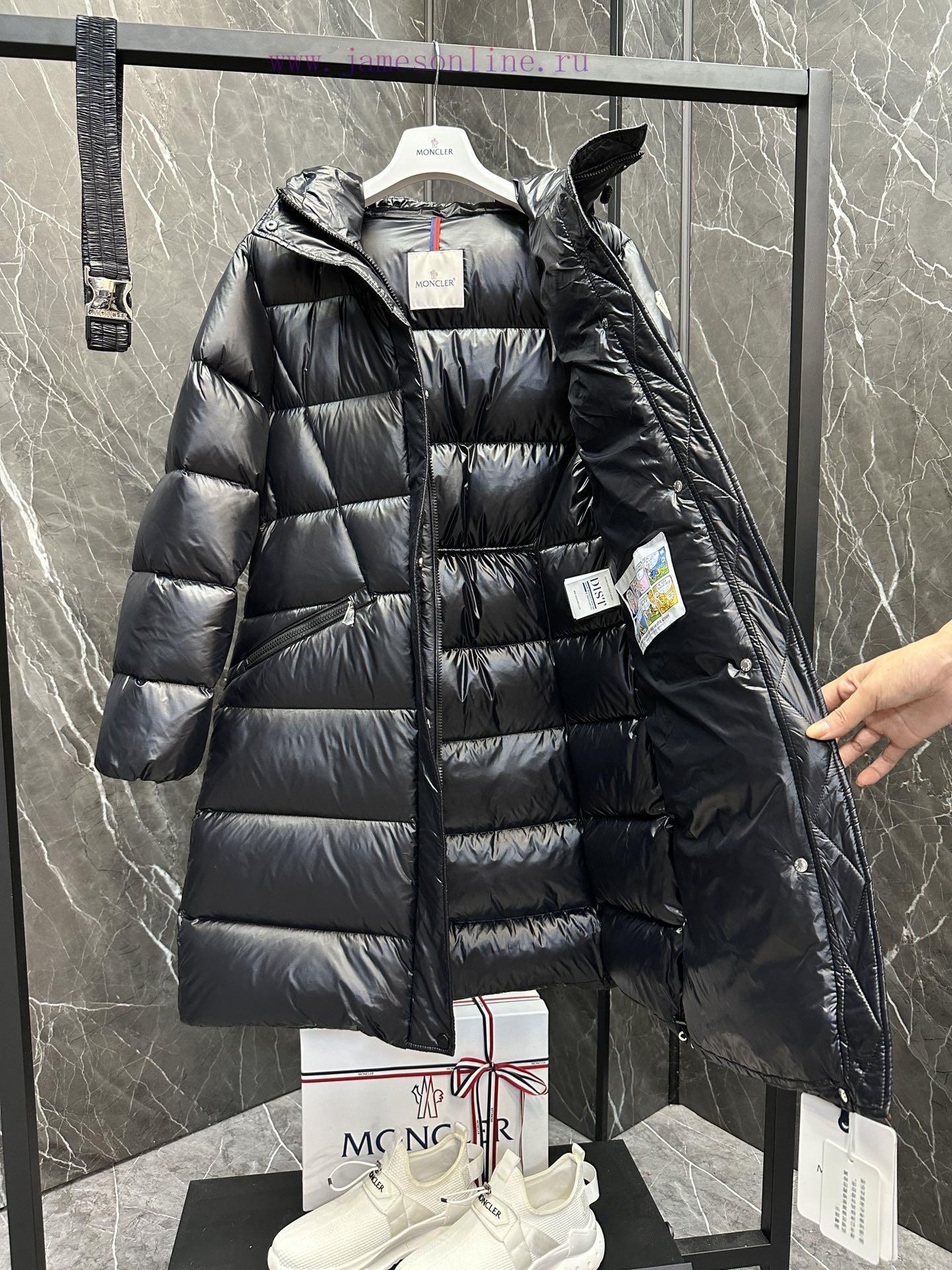 Moncler Bellevue women's long down jacket jacket Goose down filling Super plumpThis Bellevue7ipwskgr - Image 9