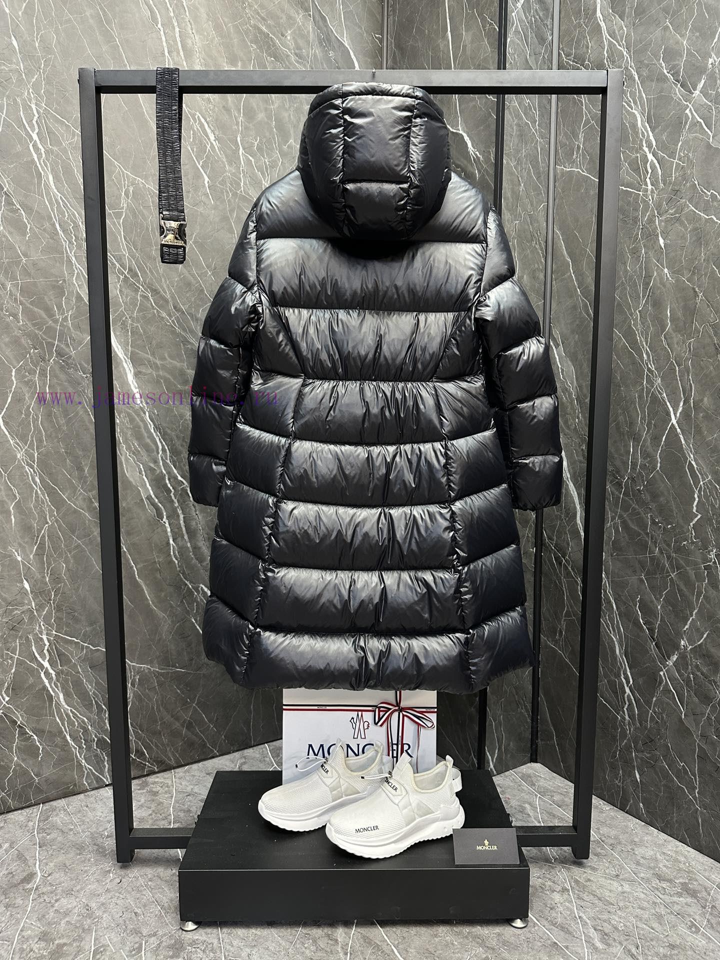 Moncler Bellevue women's long down jacket jacket Goose down filling Super plumpThis Bellevue7ipwskgr - Image 10