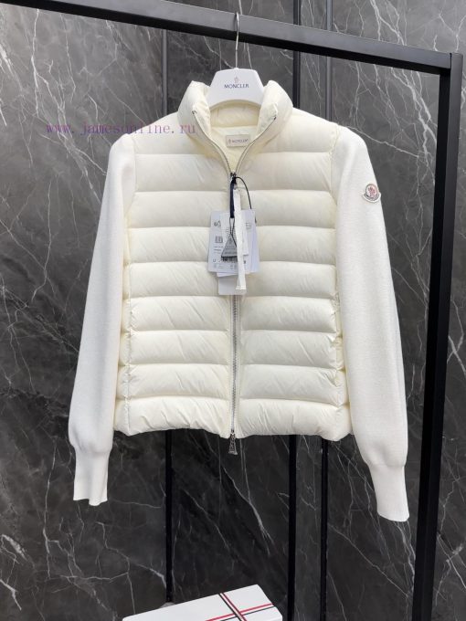 Core private messageMoncler Cardigan women's lightweight padded wool down cardigan jacketThi4rl9hujt - Image 6