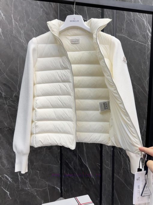 Core private messageMoncler Cardigan women's lightweight padded wool down cardigan jacketThi4rl9hujt - Image 9