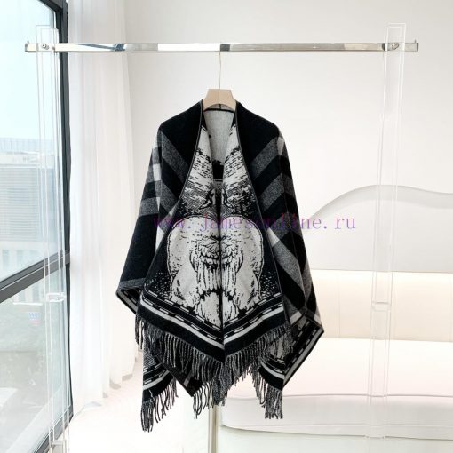 B's latest popular swan double-sided cape with double-sided jacquard craftsmanship, can be wuggt2gln - Image 4