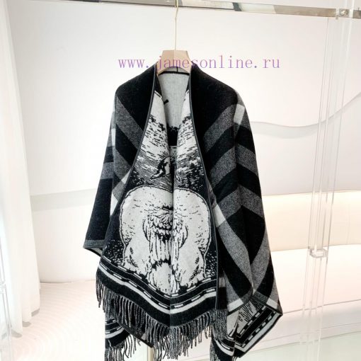 B's latest popular swan double-sided cape with double-sided jacquard craftsmanship, can be wuggt2gln - Image 5