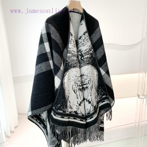 B's latest popular swan double-sided cape with double-sided jacquard craftsmanship, can be wuggt2gln - Image 6