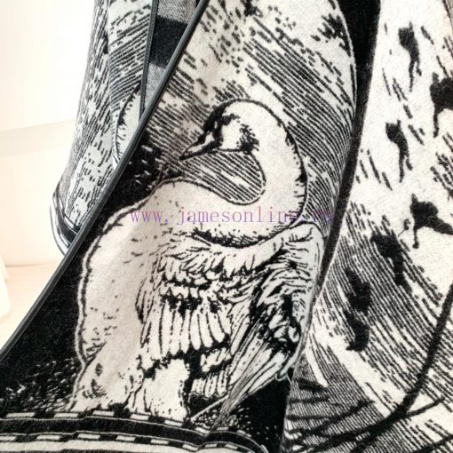 B's latest popular swan double-sided cape with double-sided jacquard craftsmanship, can be wuggt2gln - Image 9
