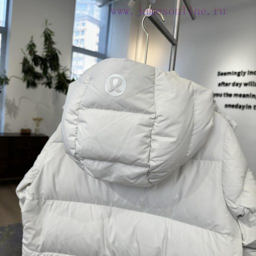 Top grade goose down𝒍𝒖𝒍𝒖𝒍𝒆𝒎𝒐𝒏 | Lululemon 𝑾𝒊𝒏𝒅𝒆𝒓𝑷𝒖𝒇𝒇 series five grid hooded down jacket gen0r5ur24g - Image 10