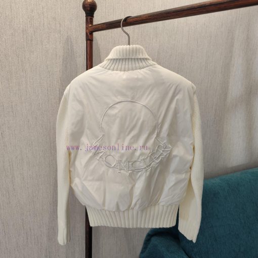 Top grade goose down, non monetary𝗠𝗼𝗻𝗰𝗹𝗲𝗿 | Mengkou Mengkelai Cardigan Knitted Down JacketDe97cjo0xy - Image 6
