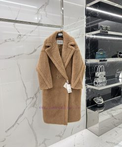 Top original versionMaxmara 2024 Autumn/Winter Teddy Bear Coat TEDDYDelivery original gift bx9guljln