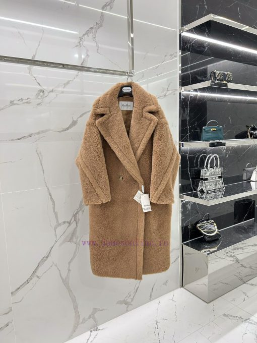 Top original versionMaxmara 2024 Autumn/Winter Teddy Bear Coat TEDDYDelivery original gift bx9guljln