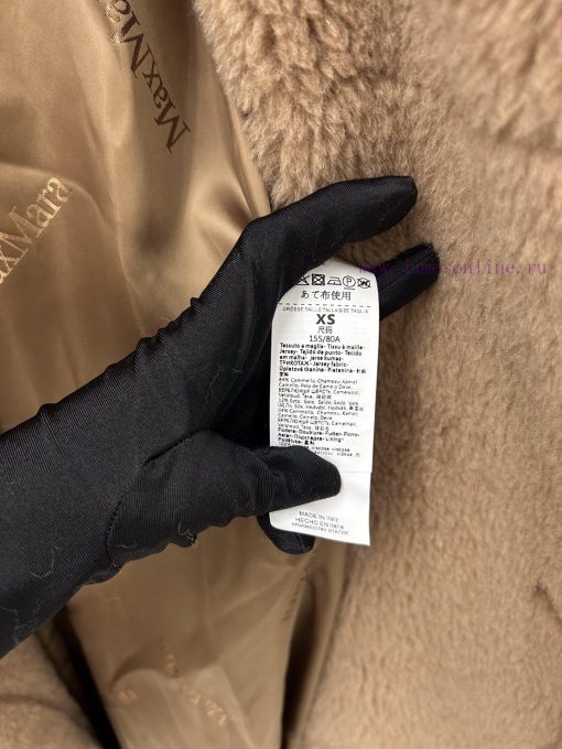 Top original versionMaxmara 2024 Autumn/Winter Teddy Bear Coat TEDDYDelivery original gift bx9guljln - Image 5