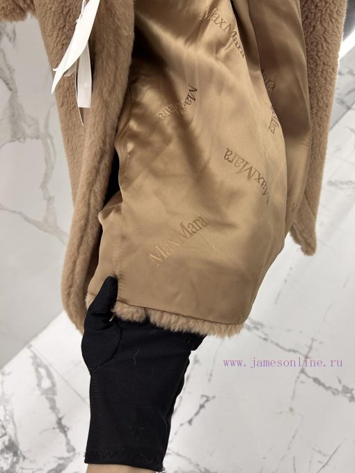 Top original versionMaxmara 2024 Autumn/Winter Teddy Bear Coat TEDDYDelivery original gift bx9guljln - Image 6