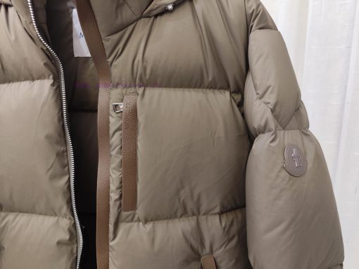 Authentic grade goose down𝗠𝗼𝗻𝗰𝗲𝗿 Besbre leather label down jacket/unisexSize 1, 2, 3, 4, 5, 9e2mo2r0 - Image 9