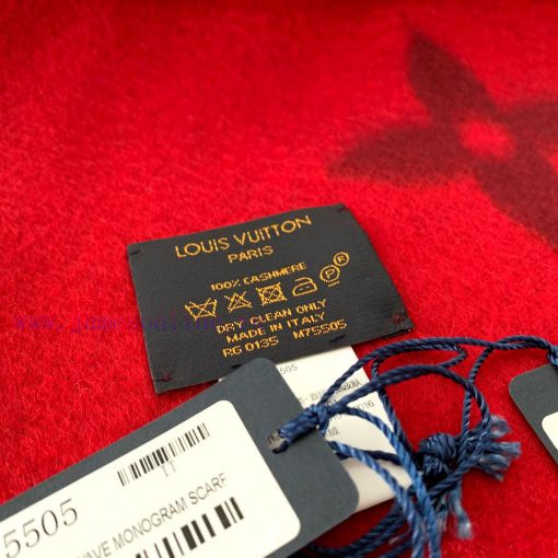 Top of the line original Louis Vuitton 24 new edition "REYKJAVIK Classic Solid Color Cashmerno99yk51 - Image 9