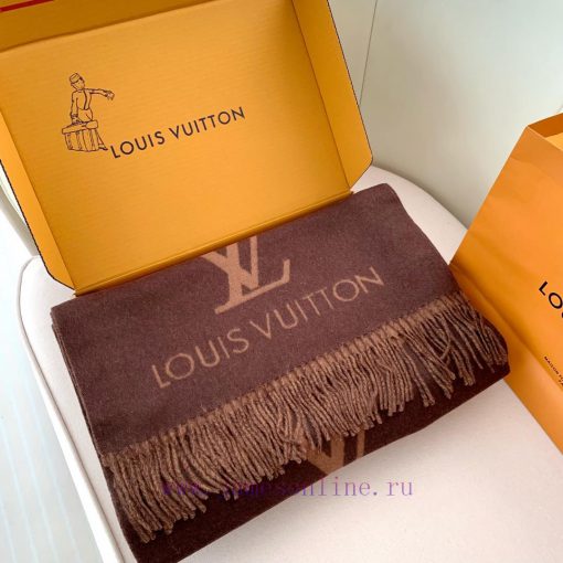 Top of the line original Louis Vuitton 24 new edition "REYKJAVIK Classic Solid Color Cashmer0sfgga1e - Image 3