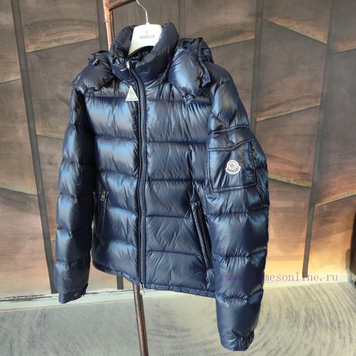𝗠𝗼𝗻𝗰𝗲𝗿 | Dark Blue MayadescribeInfluenced by the iconic outerwear of the 1980s, the Maya jac3jbd5uwj - Image 4