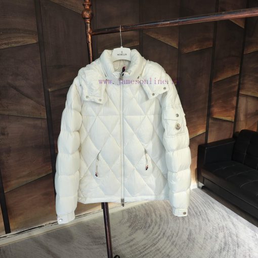 𝗠𝗼𝗻𝗰𝐥𝗲𝗿 Avery Goose Down Diamond Grid Detachable Hat Down JacketSize 1, 2, 3, 4, 5describeThkph0noub - Image 2