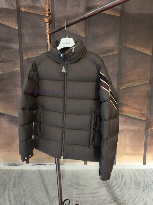 Solayan Sleeve Ribbon Style Goose Down Ultra Lightweight Down Jacket with Storage Function H4vzafzdr - Image 4