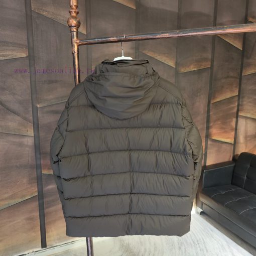 Solayan Sleeve Ribbon Style Goose Down Ultra Lightweight Down Jacket with Storage Function H4vzafzdr - Image 9